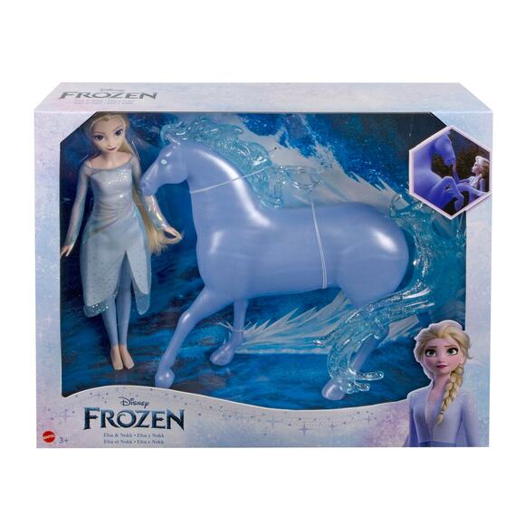 NWT Mattel Disney Frozen 2 Elsa Doll & Water Nokk Figure Set - Picture 1 of 7